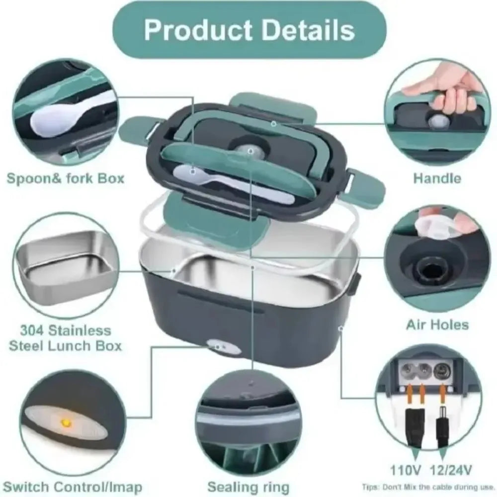 Electric Lunch Box – Heated Lunch for Car, Truck & Office